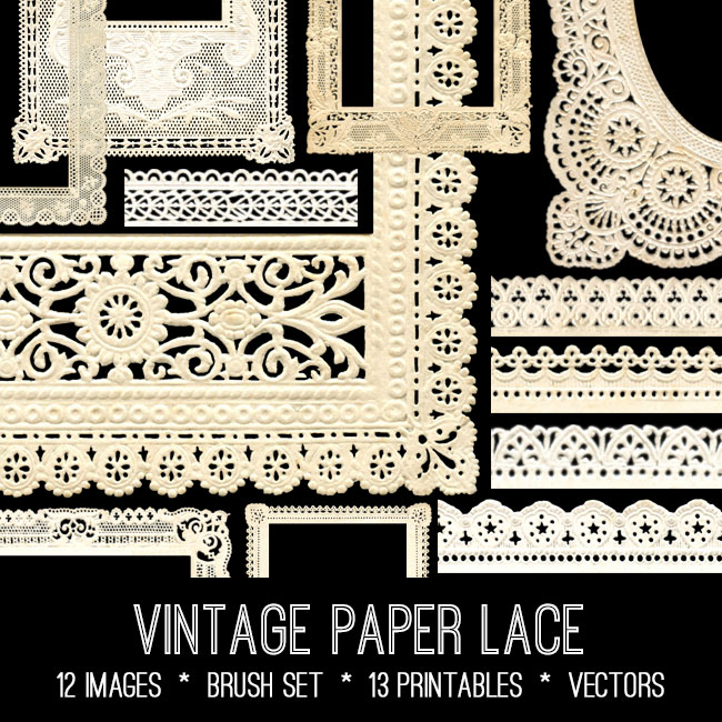 Paper Lace Image Kit