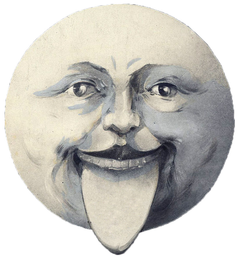 medieval moon face