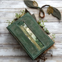 Nature themed book cover