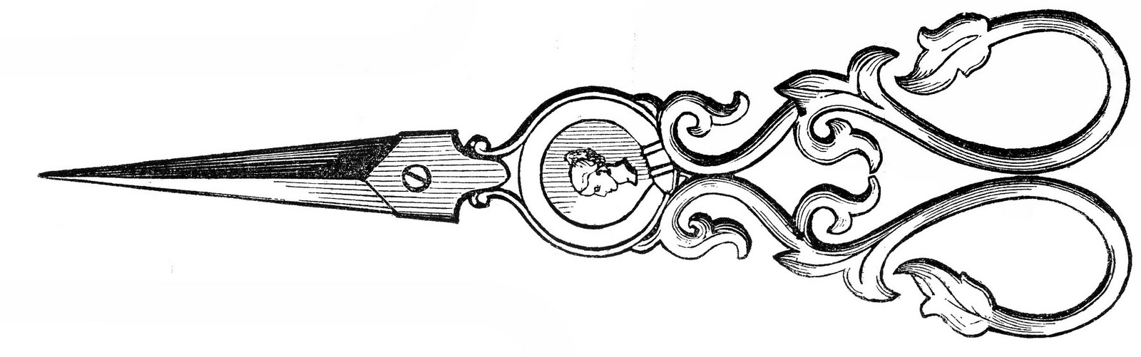 Fancy scissors Stock Illustration by ©xstockerx #1691925