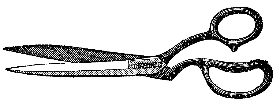 Vintage Sewing Scissors ELCO 