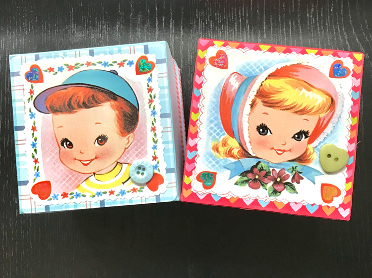 valentine boxes with cute kids