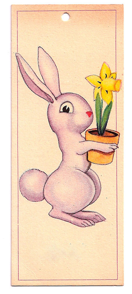 Bunny Daffodil Card