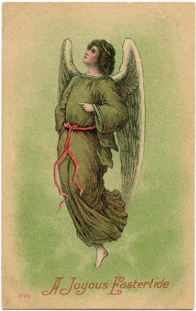 Easter Angel Green