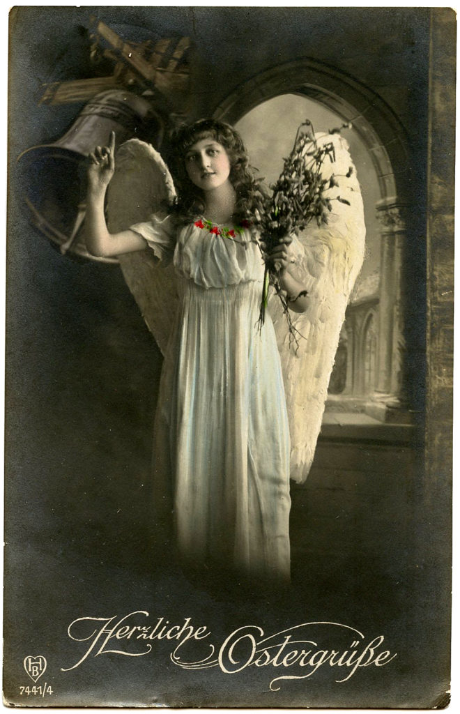 Easter Angel Photo Postcard