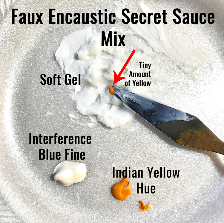 Faux Encaustic Technique Secret Sauce