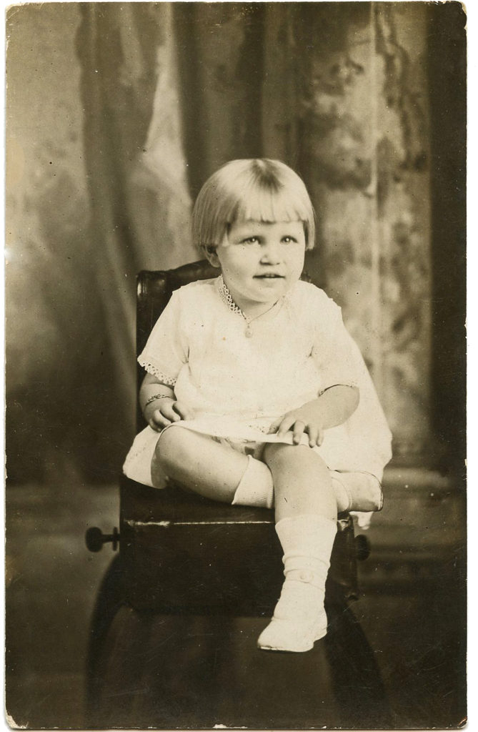 Vintage Children Photography Girl with short hair