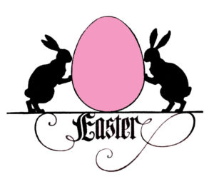 Easter Bunnies Pink Egg