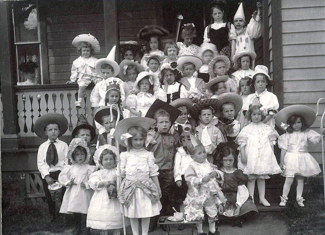 Antique Photo of Children in Costume