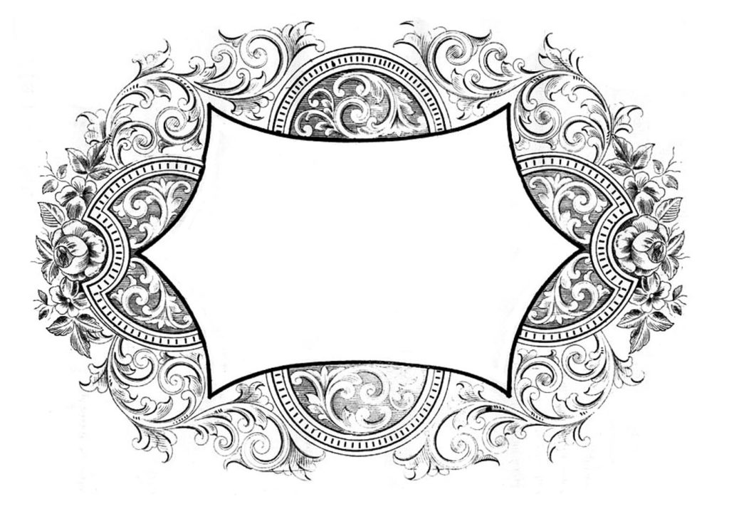 Floral Scroll Frame