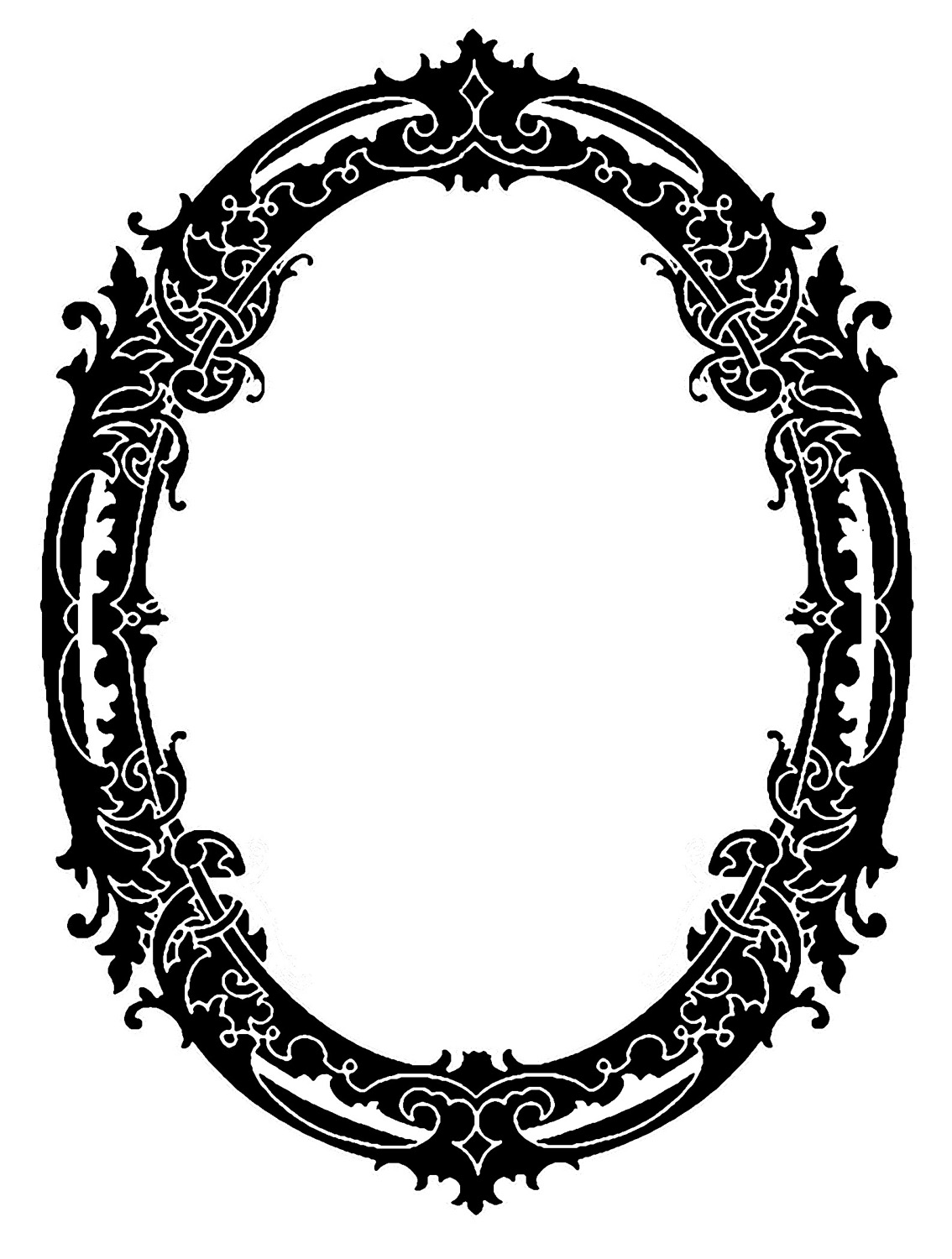 oval frame graphic