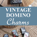 Vintage Domino Charms Mixed Media