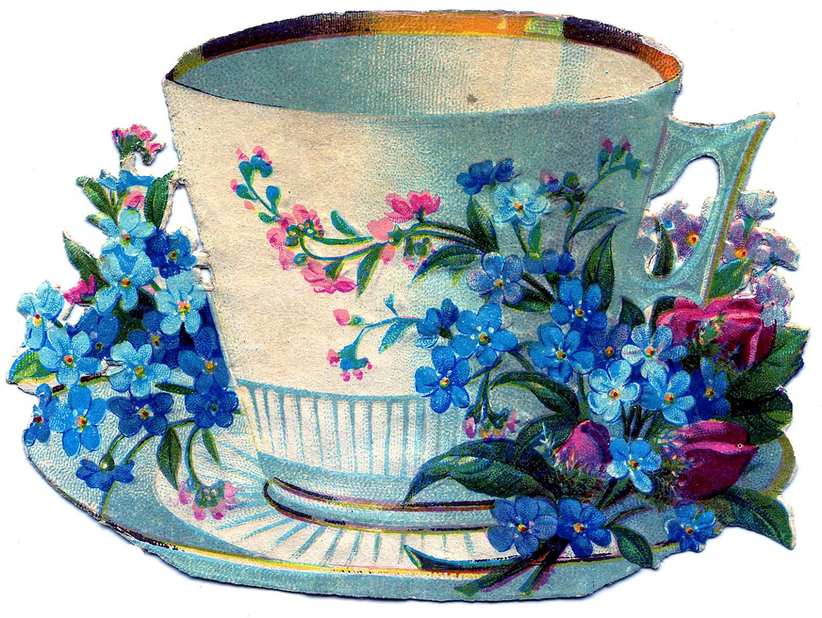 Vintage Teacup Drawing