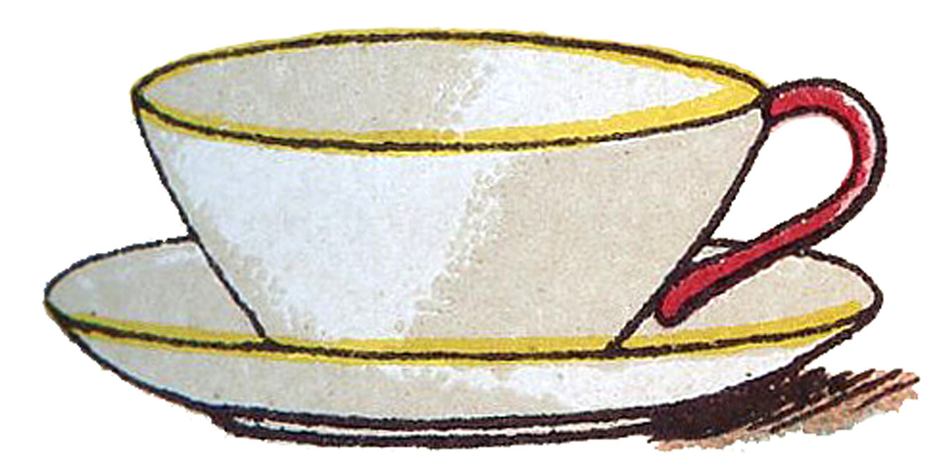 victorian teacup drawing