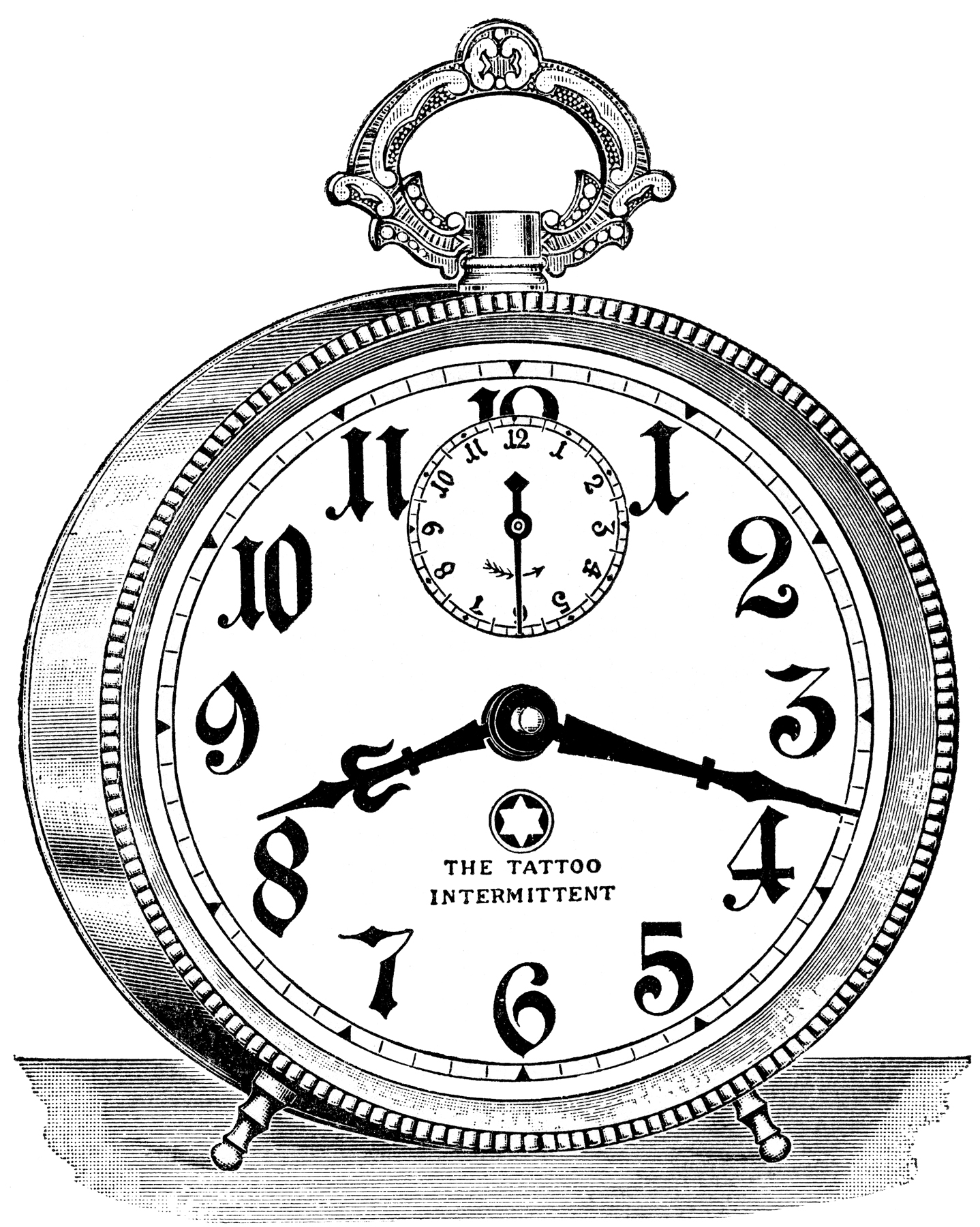 traditional clock drawing