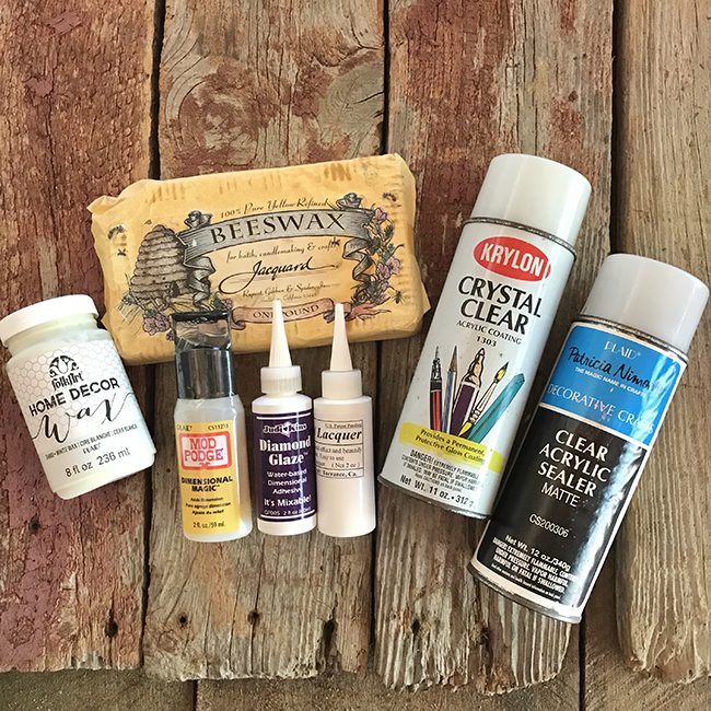 Sealers and Top Coats for Crafting