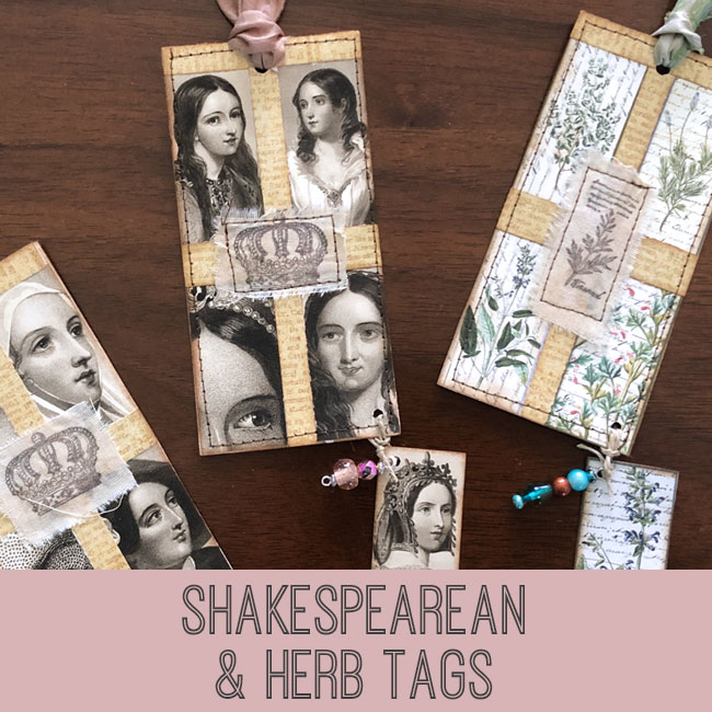 Shakespeare tags with ladies and herbs