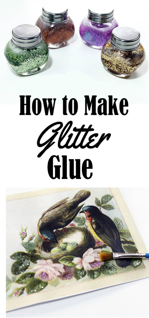 How to Make Glitter Glue!