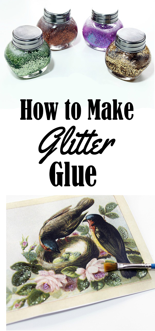 Make Dimensional Glitter Glue