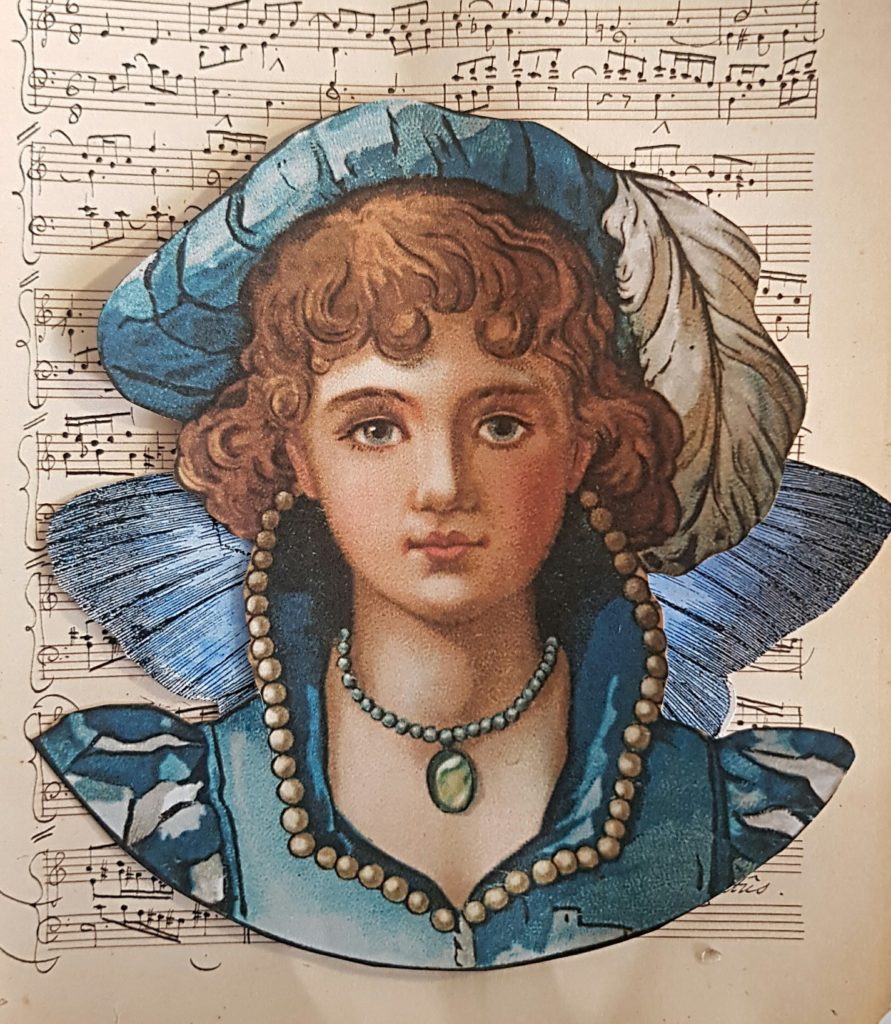 lady fairy on sheet music