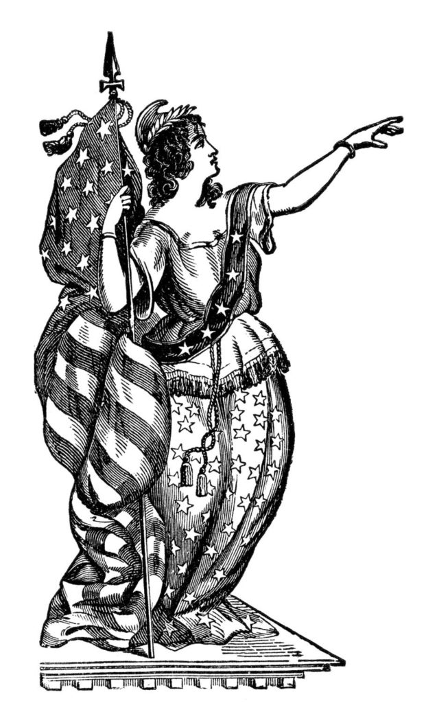 Lady Liberty Clip Art