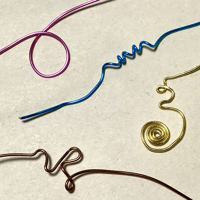 4 Easy Wire Embellishments Samples