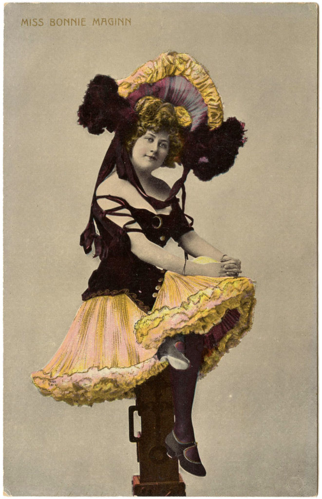 Burlesque Dancer Vintage