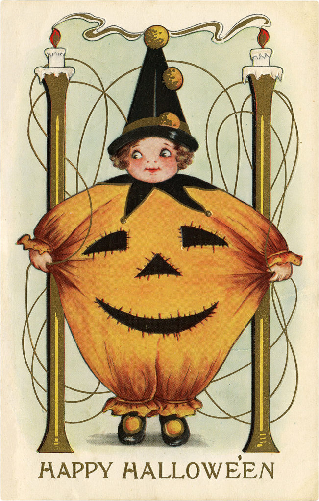 halloween costume vintage image