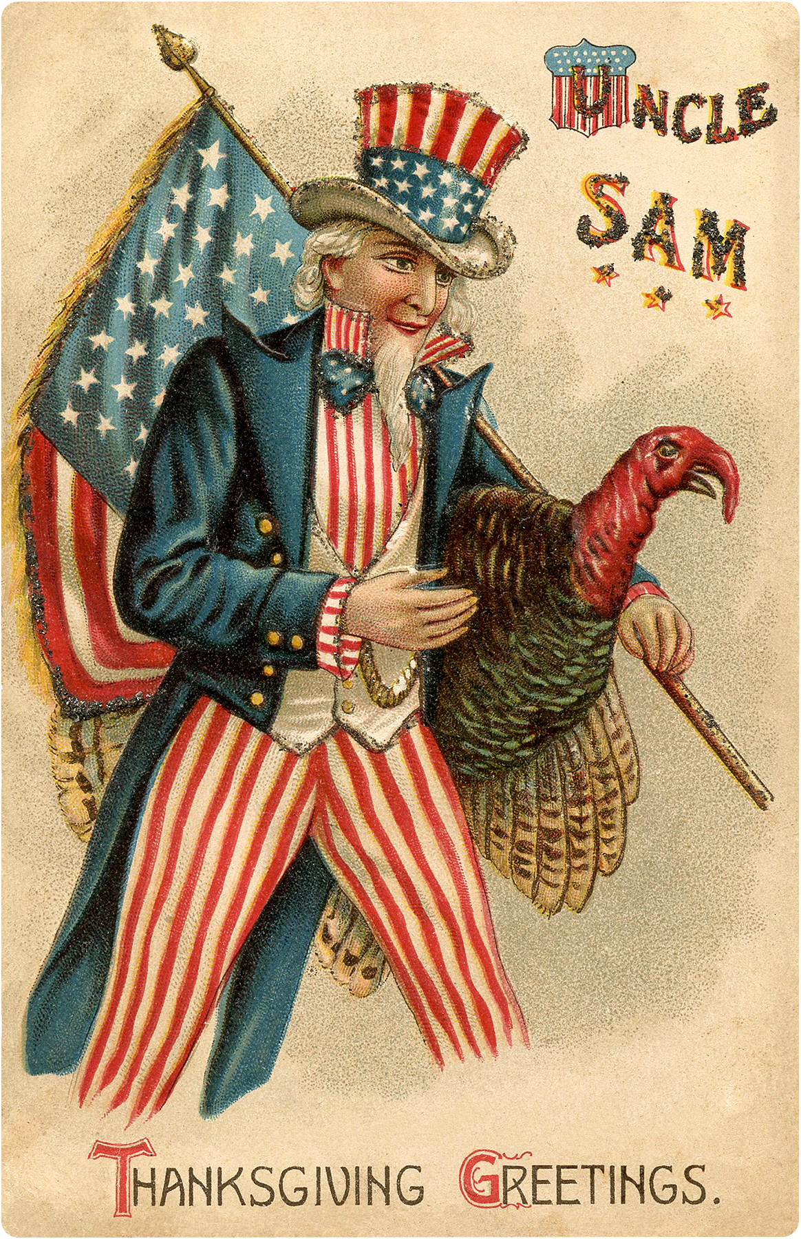 Patriotic Thanksgiving Clipart Uncle Sam
