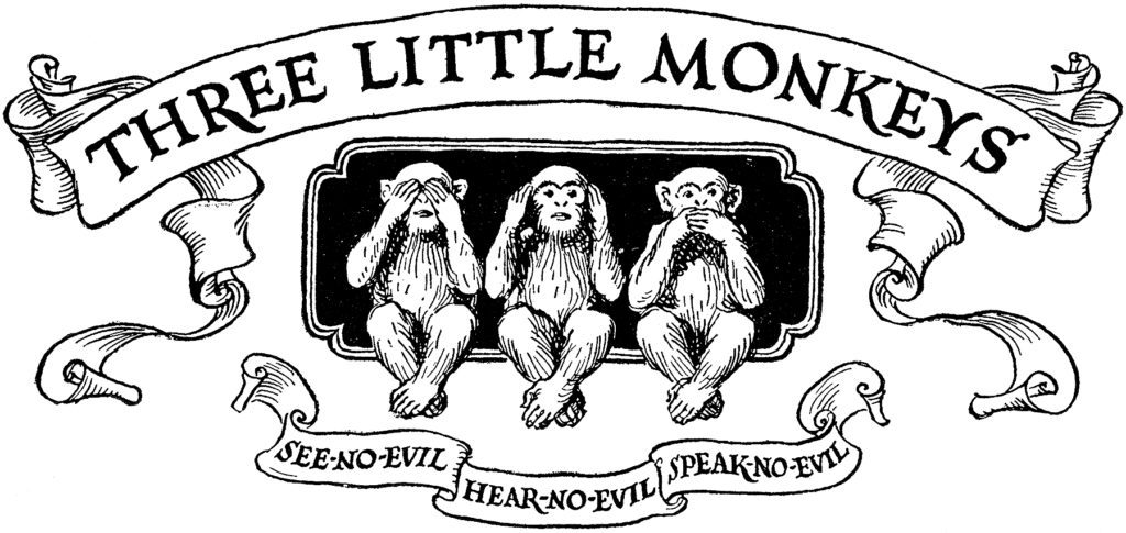 vintage three monkey banner image