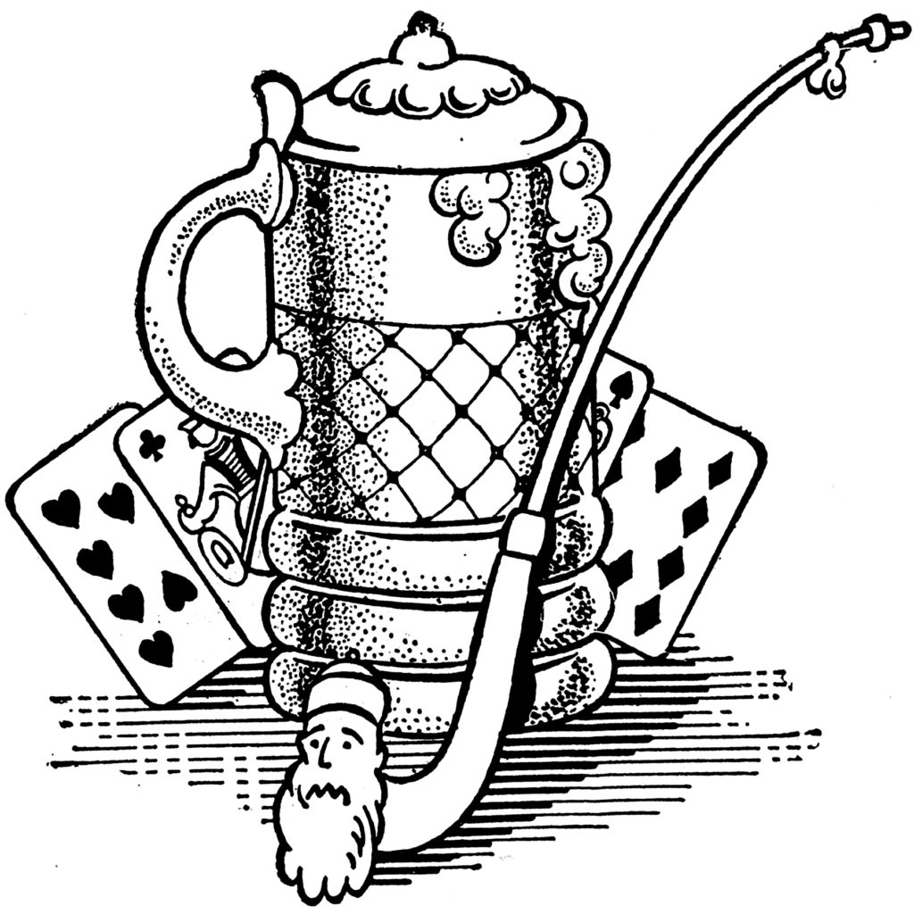 beer stein cards pipe clip art