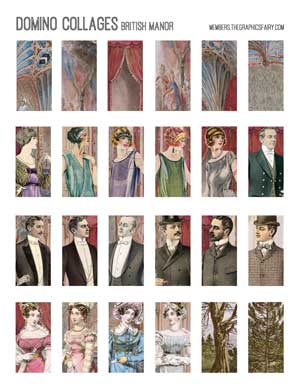 Downton Abby Themed Collage