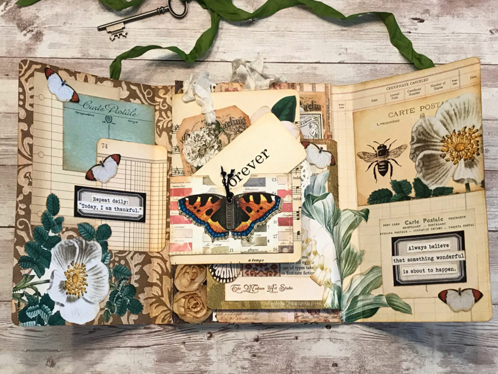 Tri-fold Page Art Journal