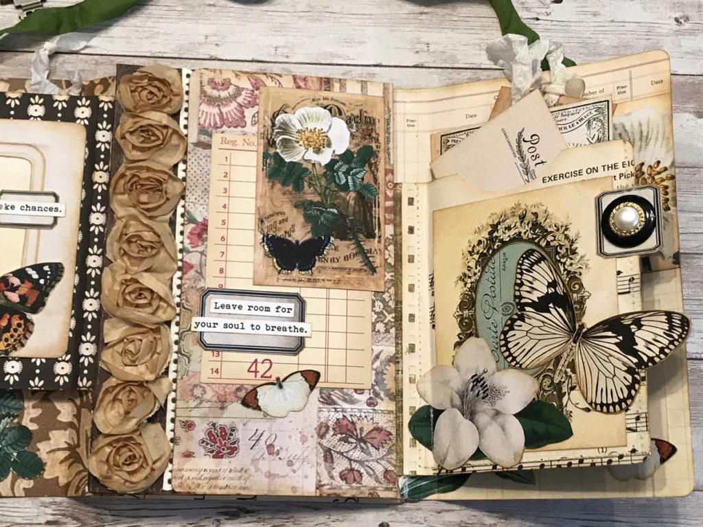 Vintage Art Journal Page