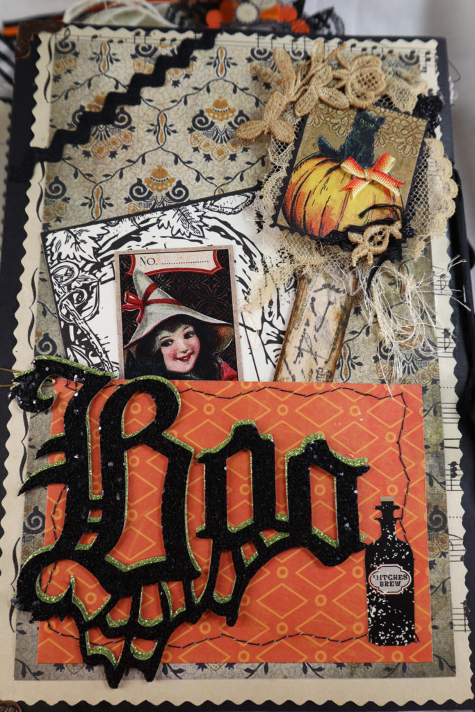 Halloween art journal