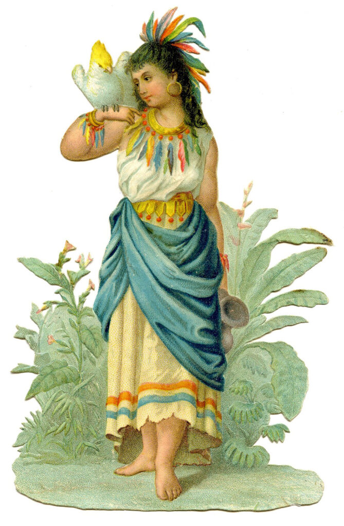 Native South American Lady Image