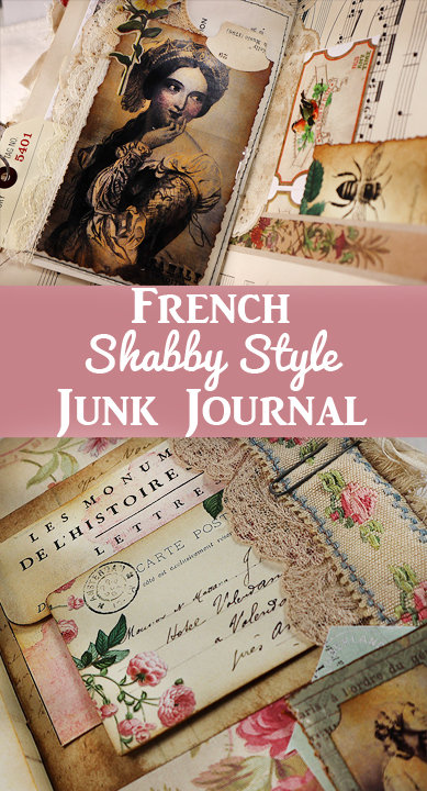 French Shabby Style Junk Journal