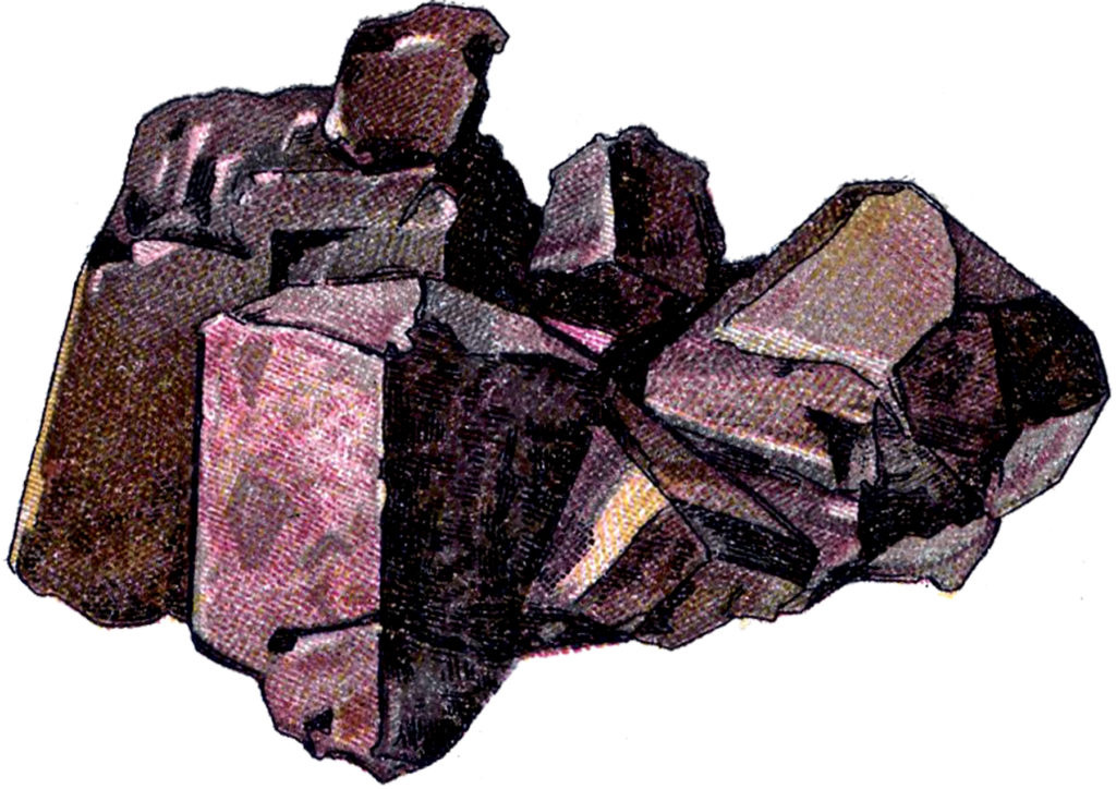 Purple Rock Crystals Image