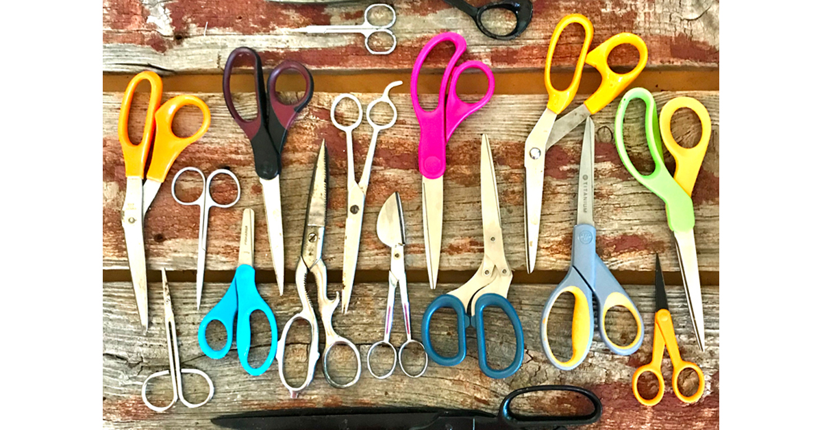 Vintage Scissors, Unique Design High Sharpness Craft Scissors Wide  Application for Paper for Thread for Needlework