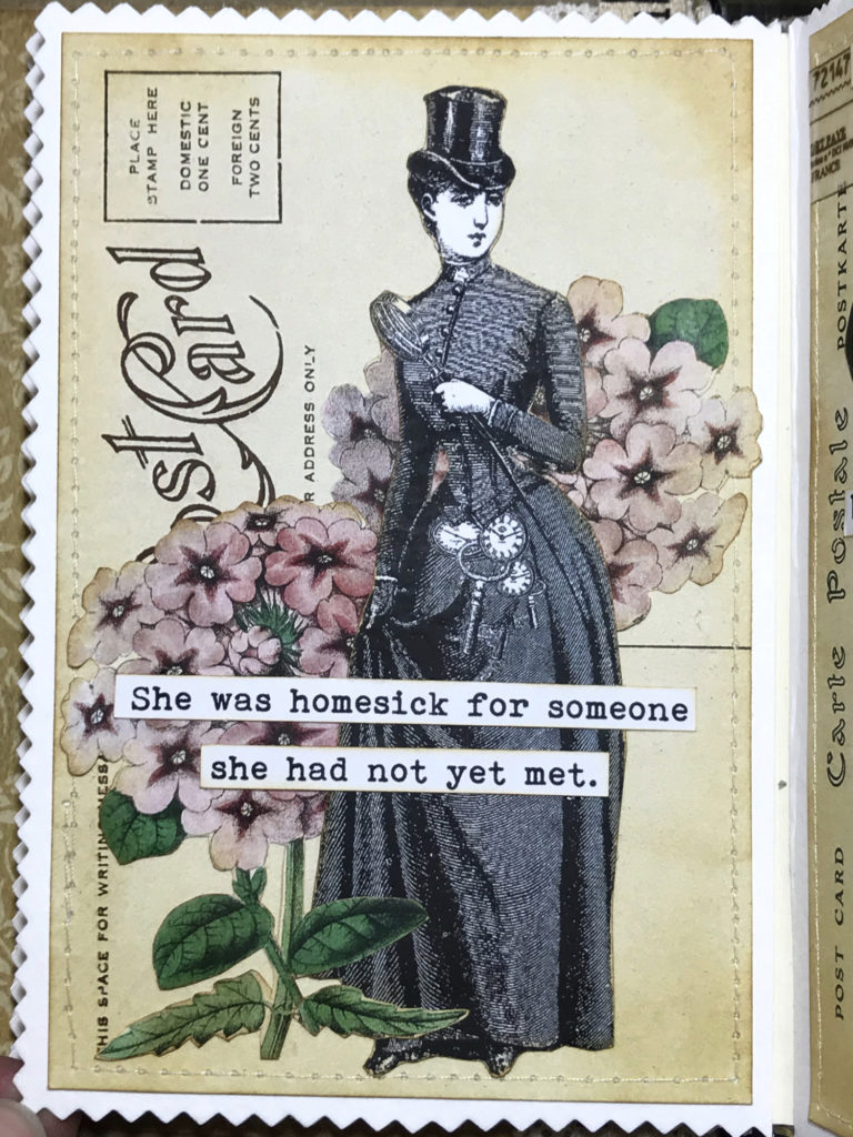 Steampunk Lady Art Journal