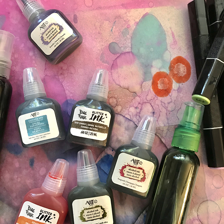 Alcohol Inks Sample