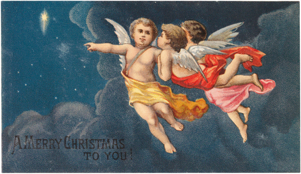 cherubs clouds star image