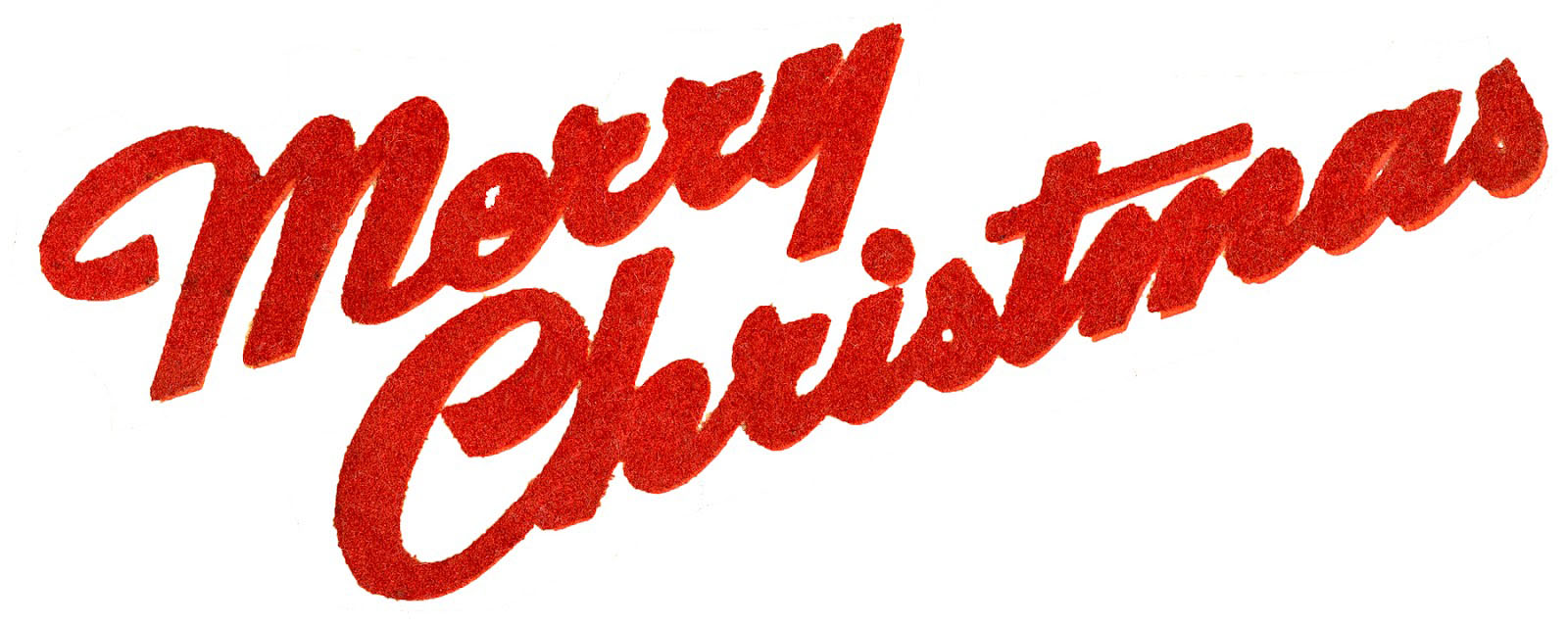 merry christmas vintage text