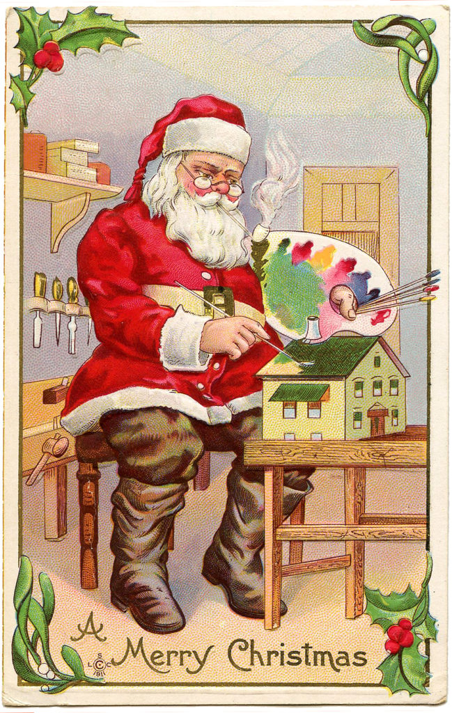 santa painting workshop image