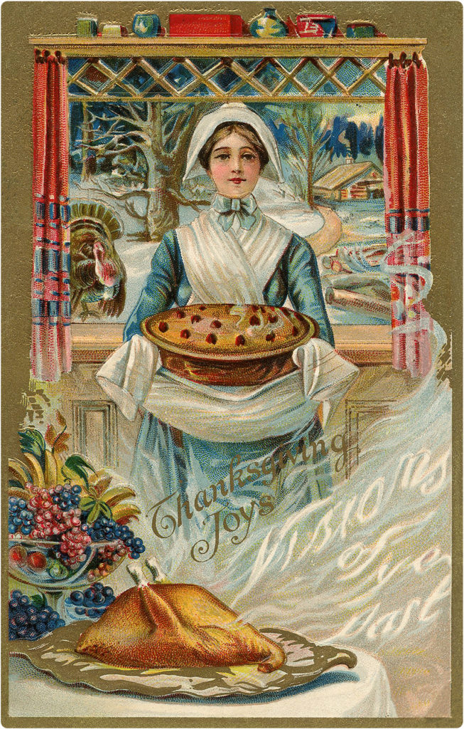 Thanksgiving Pilgrim Pie Image