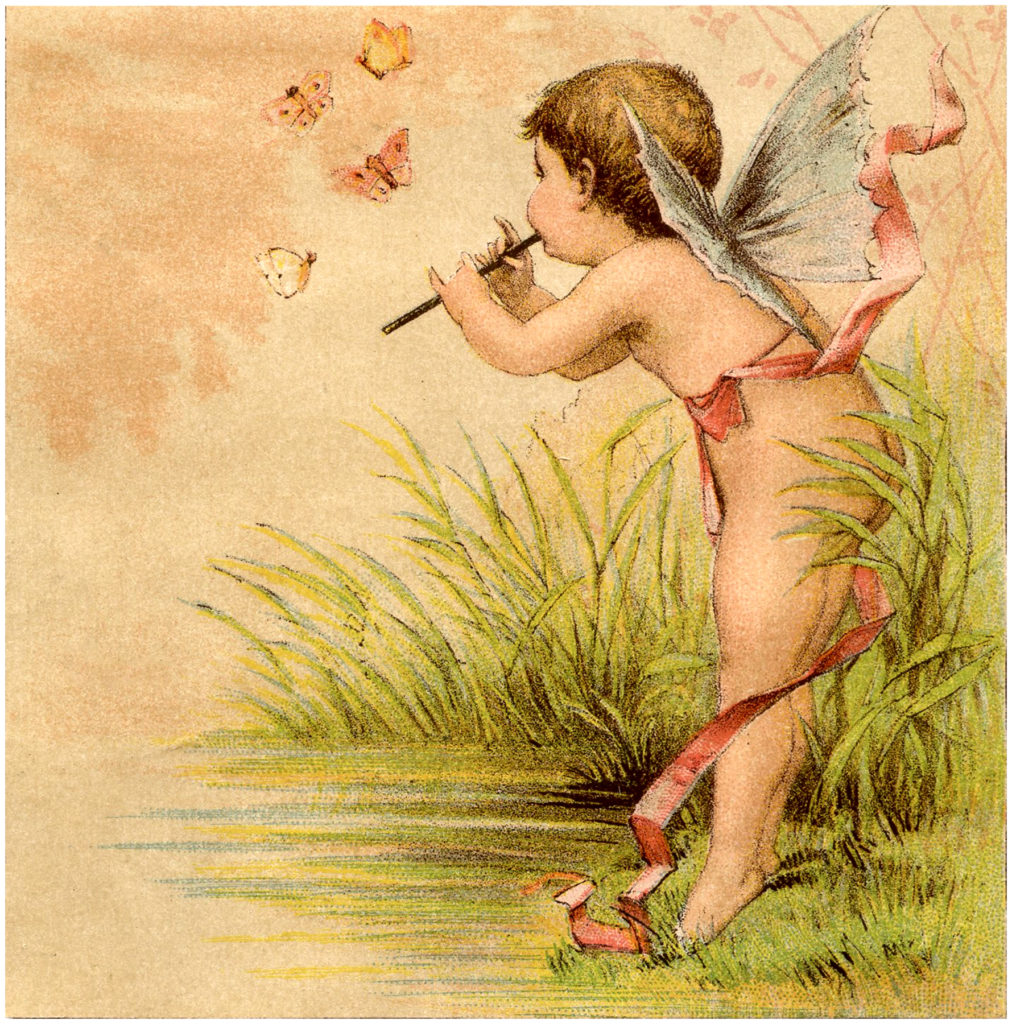 Fairy Baby Flute Water Image