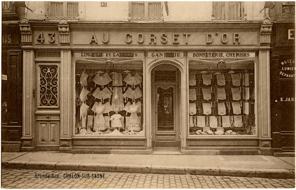 corset shop store antique photo photograph image