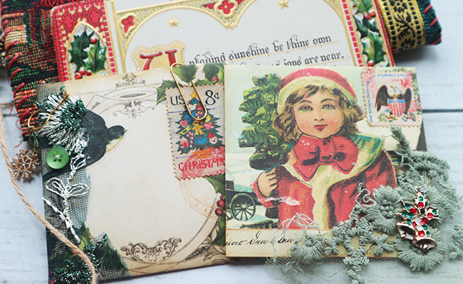 Deconstructed Christmas Junk Journal - Sheena of Luna Rozu - The ...