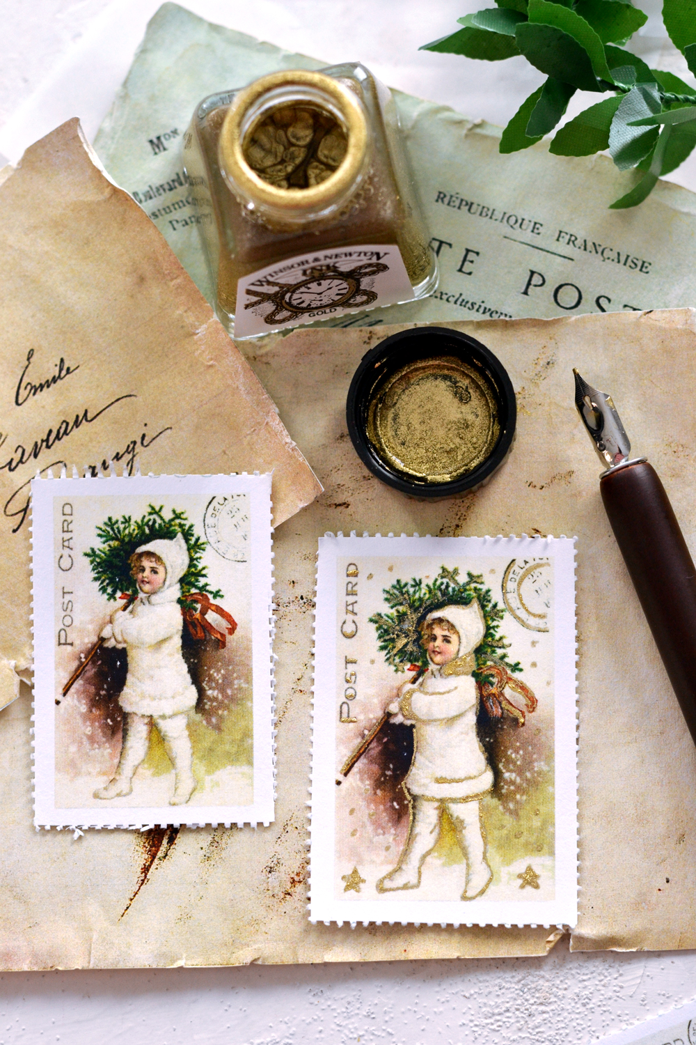 DIY Faux Postage Stamps! & free printable! - The Graphics Fairy