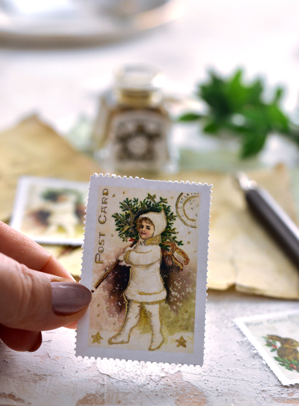 Free Printable Vintage Postage Stamps! - The Graphics Fairy